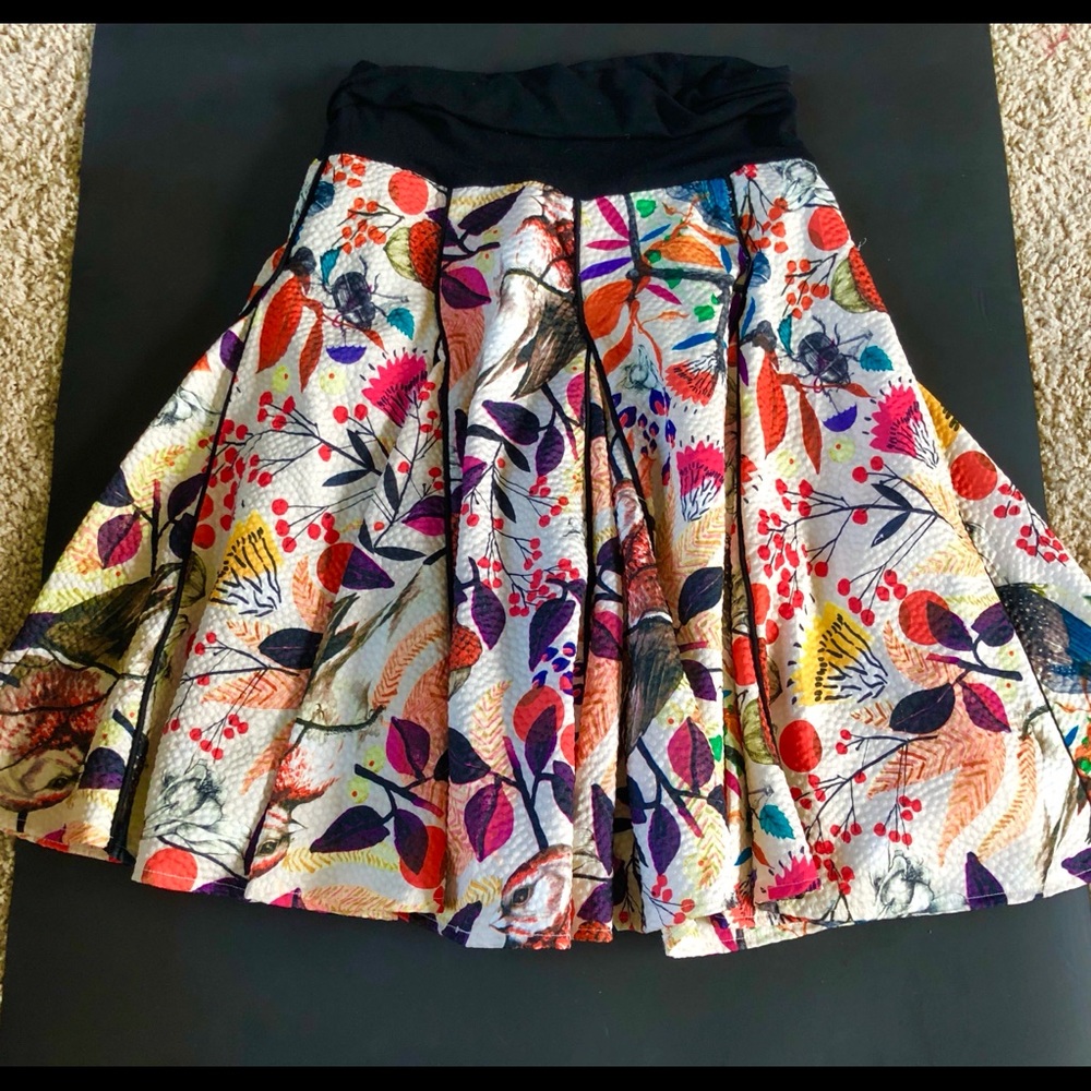 Anthropologie Eva Franco Floral Skirt Sz 8